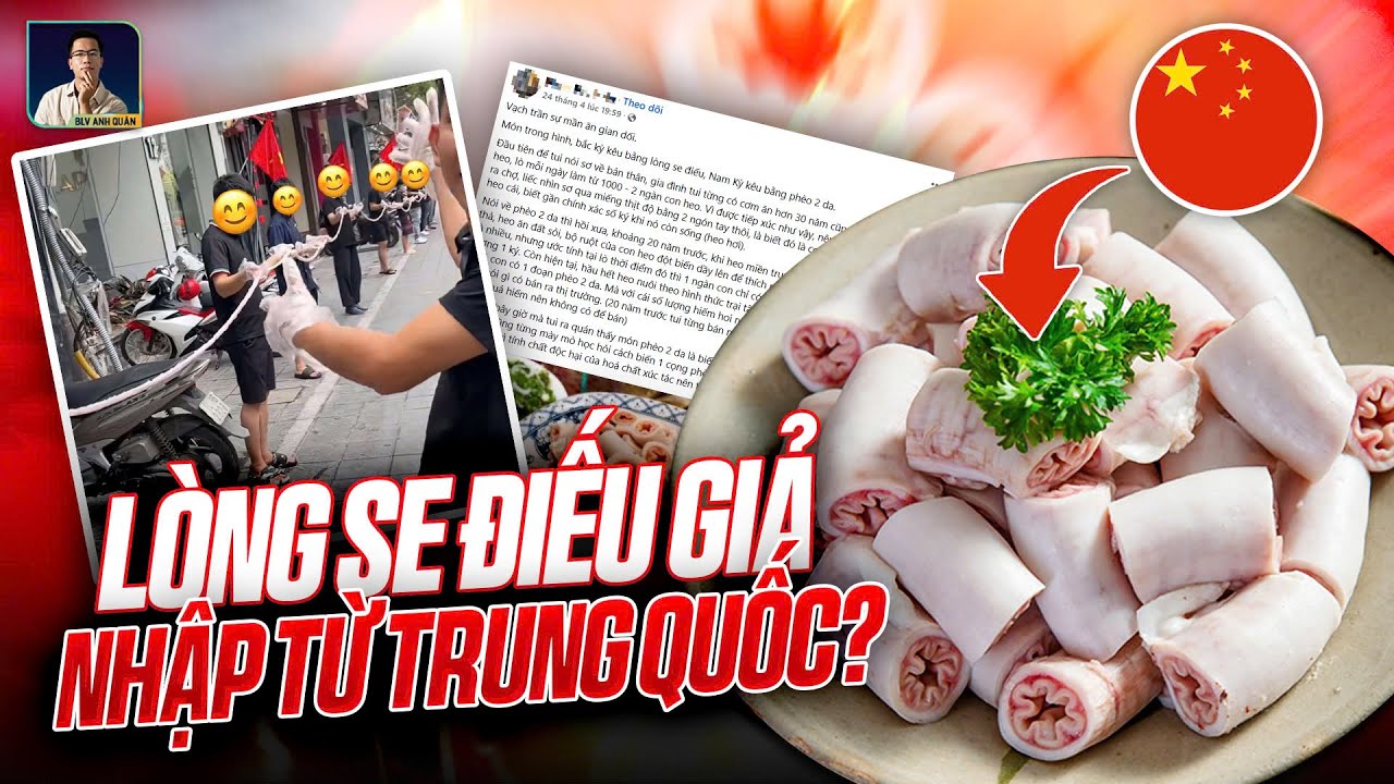 KINH HOÀNG Clip quy trình sản xuất Lòng Se Điếu Giả tại Trung Quốc