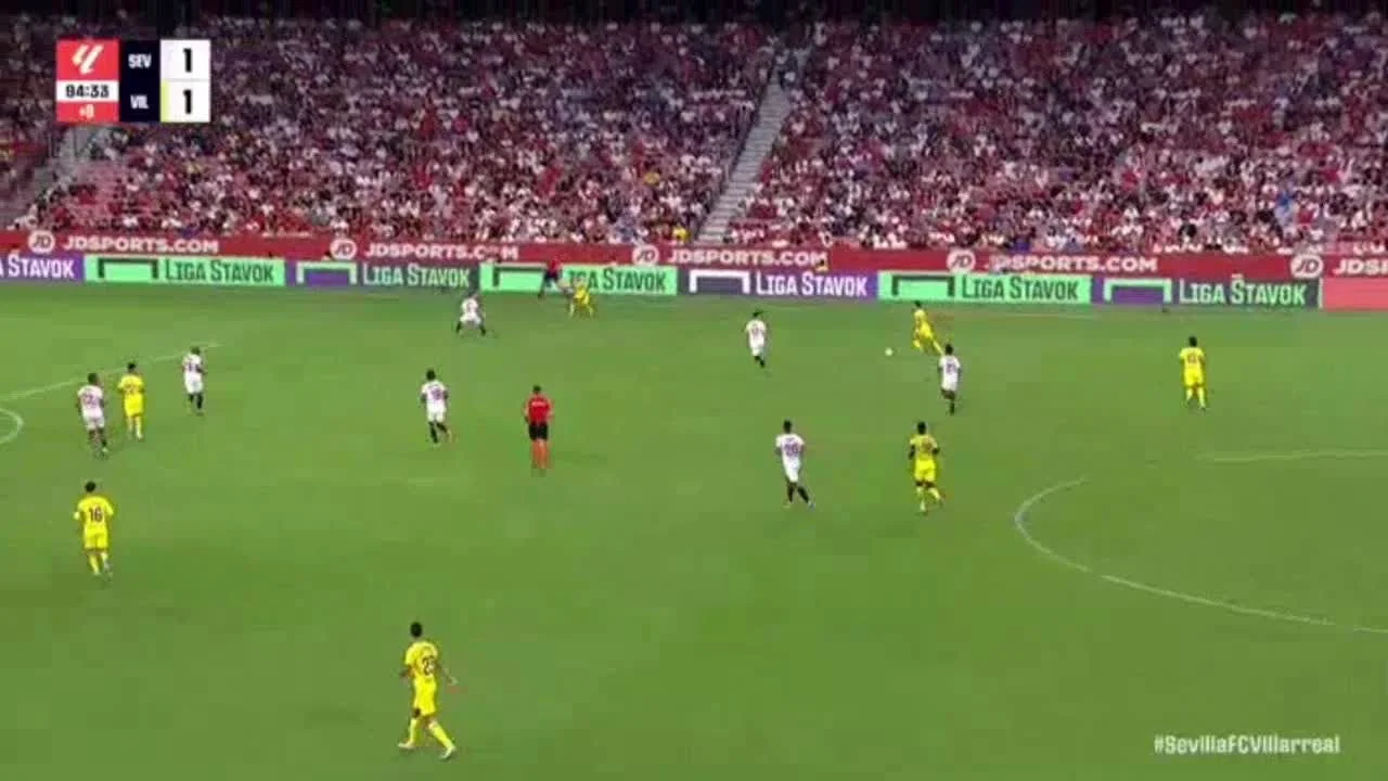 VIDEO Highlights Sevilla 1-2 Villarreal (La Liga) 2024.08.23 All Goals