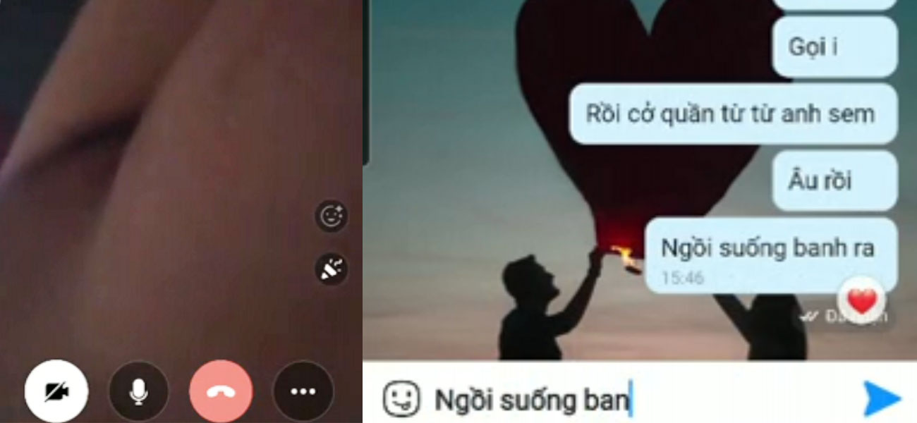 Clip Em Như Ý tuổi teen Zalo call video show hàng với bạn trai Banh Ra Đi Em