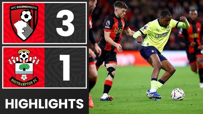 VIDEO Highlights Bournemouth 3-1 Southampton (Premier League) 2024.09.30 All Goals