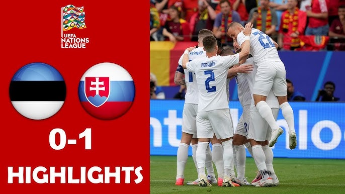 VIDEO Highlights Estonia 0-1 Slovakia (Nations League) 2024.09.05 All Goals