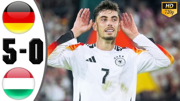 VIDEO Highlights Germany 5-0 Hungary (Nations League) 2024.09.07 Kai Havertz Scored