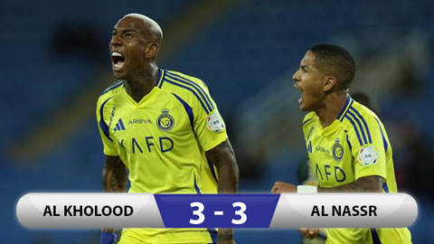 WATCH VIDEO Highlights Al Kholood 3-3 Al Nassr 2024.10.25 All Goals, Video highlights Al Kholood 3-3 Al Nassr, Clip Al Kholood 3-3 Al Nassr all goals highlights, See live result Al Kholood 3-3 Al Nassr, Al Kholood Goals Highlights, Al-Nassr Full Goals Highlights, Saudi Pro League Full Goals Highlights, Bóng đá Ả Rập Xê Út, Giải đấu bóng đá Ả Rập Xê Út, Clip kết quả bóng đá Ả Rập Xê Út hôm nay