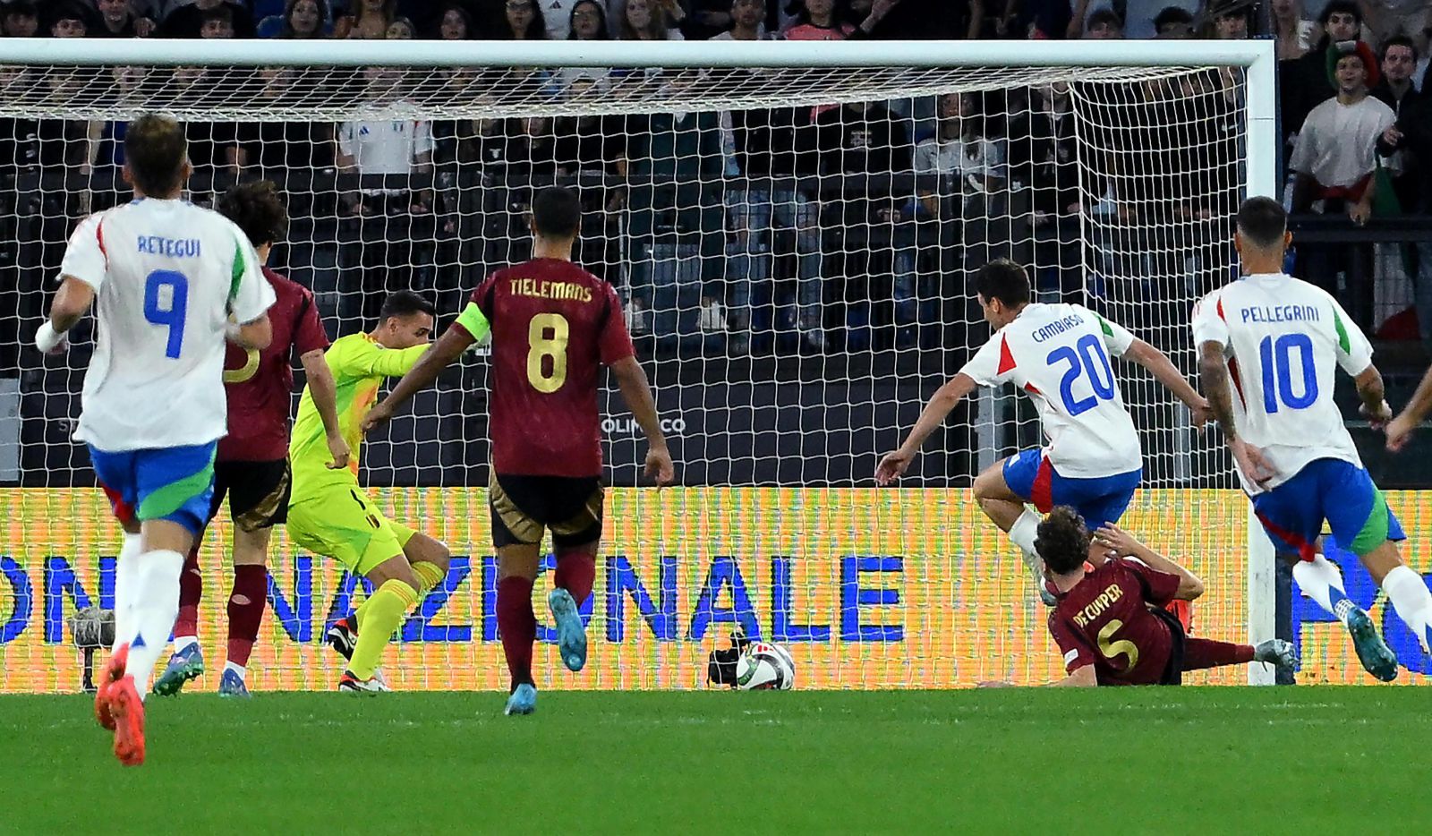 VIDEO Highlights Italy 2-2 Belgium (Nations League) 2024.10.10 All Goals