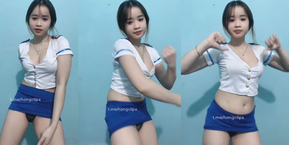 Clip girl baby Gen Z Thảo Như váy ngắn nhảy sexy Lộ Nội Y gợi cảm