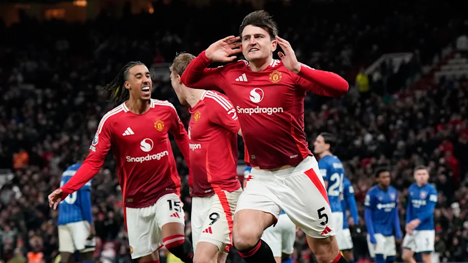 Man United 3-2 Ipswich (Premier League) 2025.02.26 Maguire tỏa sáng giúp Quỷ đỏ có chiến thắng