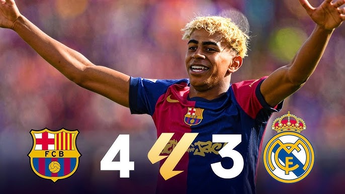 Barcelona 4-3 Real Madrid (La Liga) 2025.05.11 Ngôi Vương chờ Yamal