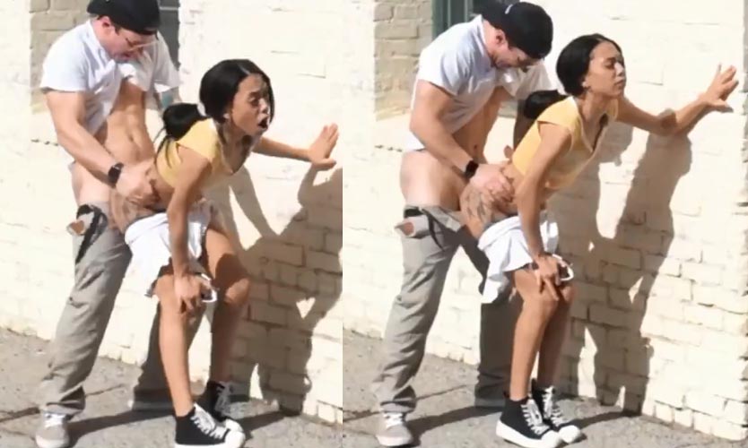 Clip đang đi đường máu quá cặp đôi xoạc public ngay giữa đường