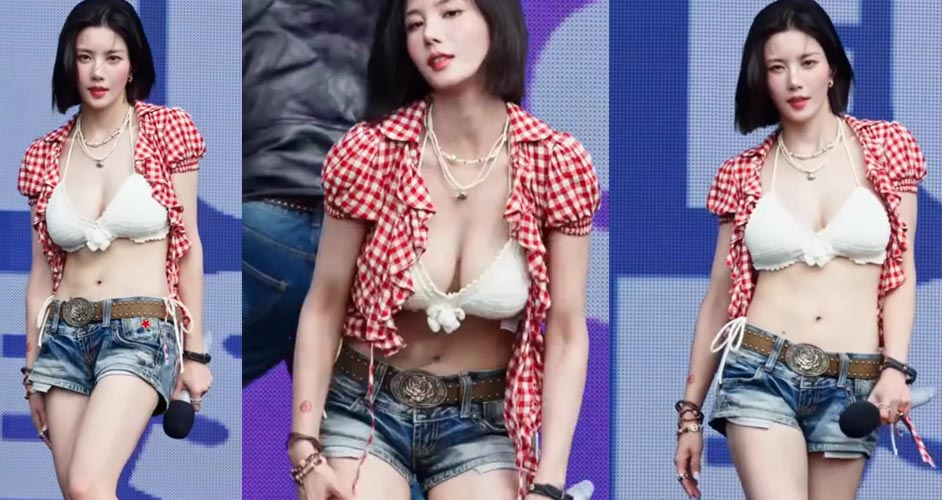 Nữ ca sĩ sexy nhất Hàn Quốc Kwon Eun-Bi lắc vú cực sung trên sân khấu