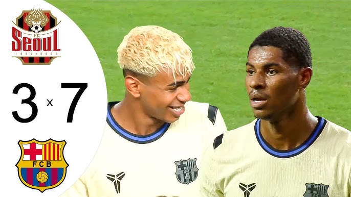 Seoul 3-7 Barcelona 2025.07.31 Full Highlights Rashford tỏa sáng, Friendly Match, Giao Hữu Friendly Match, Barcelona Full Goals Highlight, Giao Hữu Quốc Tế, Bóng đá giao hữu