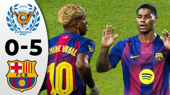 Daegu 0-5 Barcelona (Club Friendly) 2025.08.04 Full Highlights