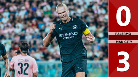 Palermo 0-3 Man City (Club Friendly) 2025.08.09 Full Highlights