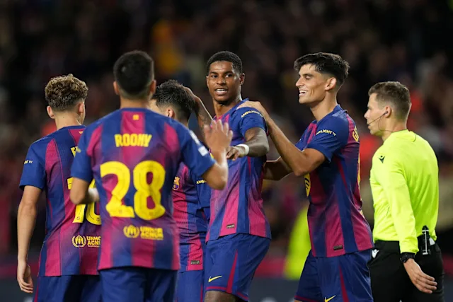 Barcelona 6-1 Olympiakos Extended Full Highlights & Goals (2025.10.21)