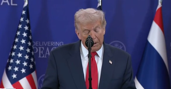 WATCH LIVE: President Trump speaks ahead of Cambodia, Thailand peace treaty signing