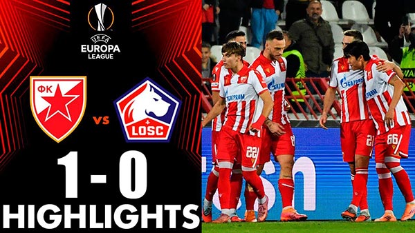 Crvena zvezda 1-0 LOSC Lille Full Highlights Extended | Europa League Full Highlights 2025.11.06 Crvena zvezda 1-0 LOSC Lille Full Highlights Extended | Europa League Full Highlights 2025.11.06