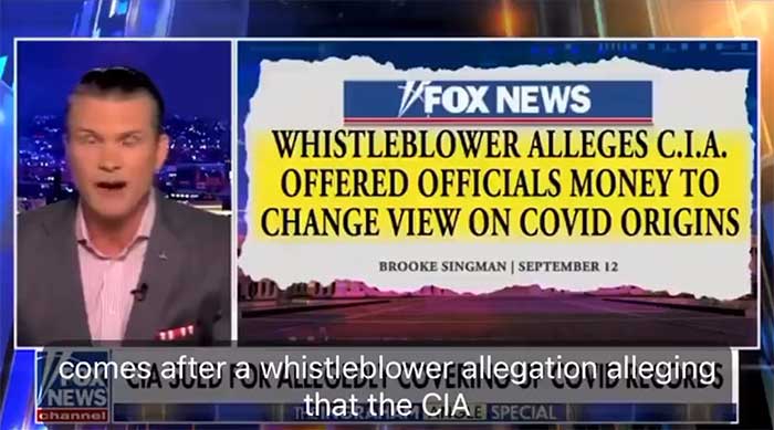 The CIA rejected what many people concluded within minutes: when a COVID virus emerges in a city that also hosts a high-level COVID research laboratory, that location should be examined first. BREAKING NEWS - COVID Origins: Inside the CIA Cover-Up Allegations, Statement attributed to U.S. Secretary of Defense Pete Hegseth, Whistleblower allegations claim a major cover-up, Whistleblower Alleges CIA COVID Cover-Up, Explosive Claims: CIA and the COVID Origin, Whistleblower: CIA Suppressed COVID Truth, COVID Lab Leak: Intelligence Cover-Up Claims, Breaking news today, Breaking news video, Shock news today, US news video today, Today news Video, US news today, Hot news today, Latest today news video, US today news, Post news hot today, News hot today, Hot news today on the world, Shocking news video, Shocking news video today