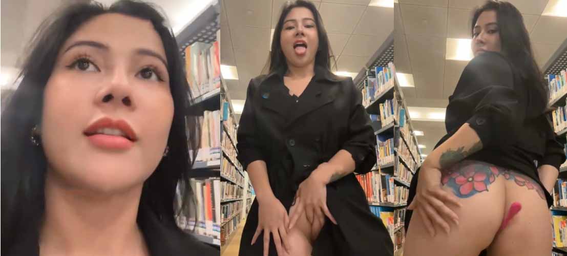 Clip sexy Hà My Onlyfans public live show trong thư viện