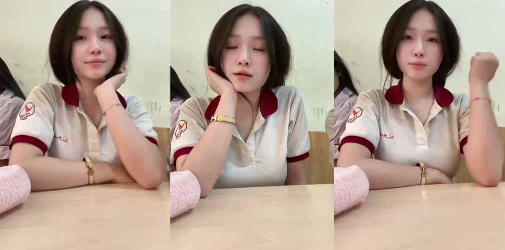 Clip em nữ học sinh cute XINH ĐẸP NHẤT Vịnh Bắc Bộ
