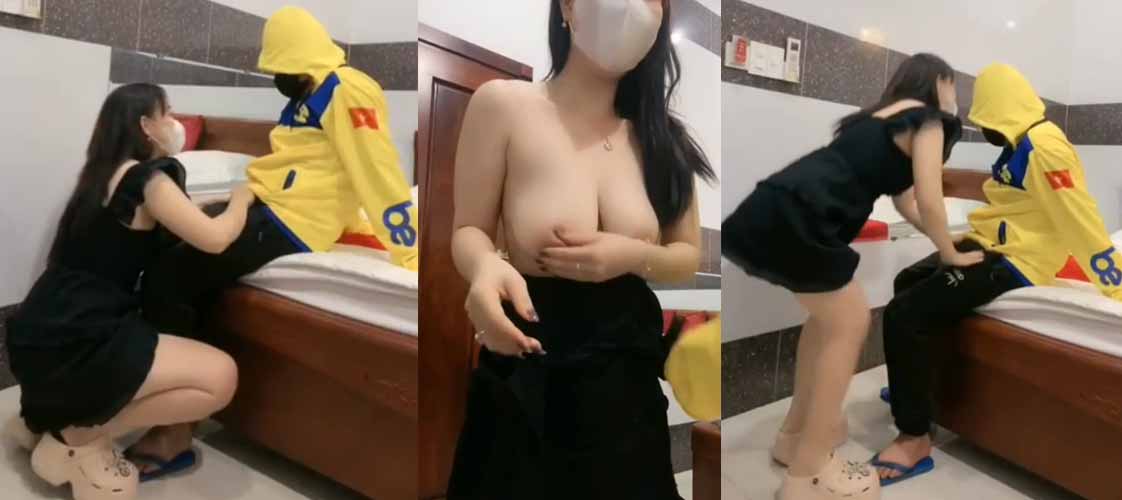 Clip gái xinh gạ chịch anh tài xế bee