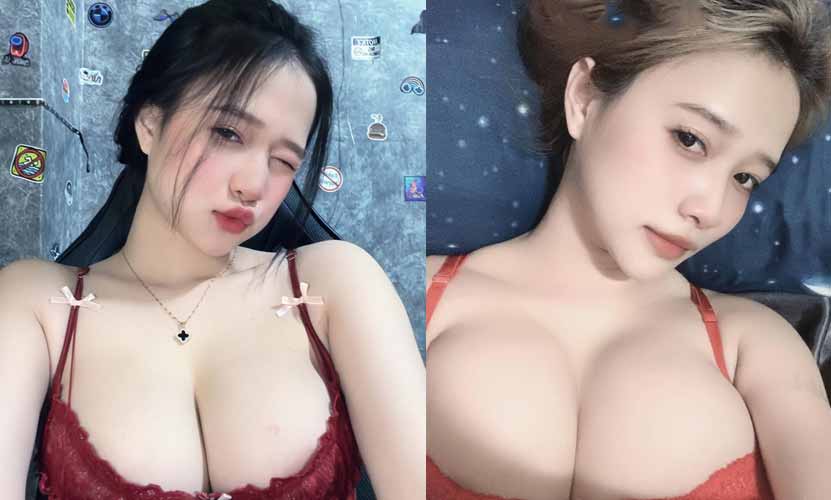 Tổng hợp ảnh gái xinh 18+ Thỏ Xinh 2k6 show ngực bự quyến rũ