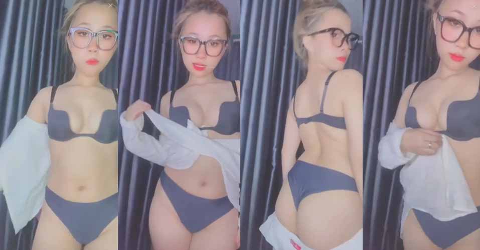 Clip hot girl tiktoker Hoàng Thùy Linh nhảy sexy lắc đít khiêu gợi