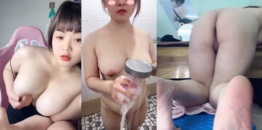 Hot girl idol chubby Hana 998 (Hana998) live show trong phòng tắm