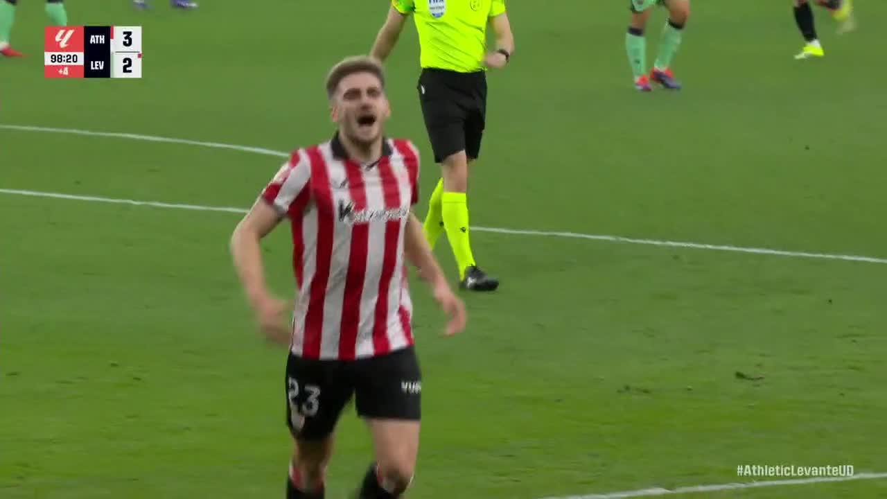 WATCH FULL TIME Athletic Bilbao 4-2 Levante Full Highlights | La Liga | 2026.02.08