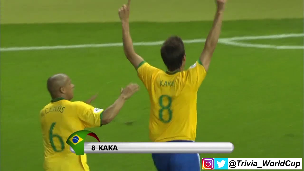 Ricardo Kaká All Goals for Brazil - Every Goal for the Selecao