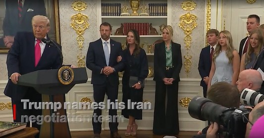 VIDEO Donald Trump names his Iran negotiation team