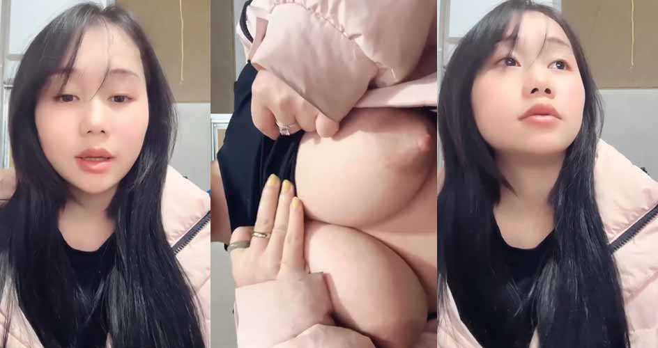 Clip gái xinh Thanh Hóa Mèo Xinh Cute livestream ngực bự mặt xinh cute