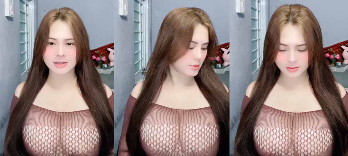 Idol tiktoker BBi Bigo Live show vếu bự sexy quyến rũ chubby