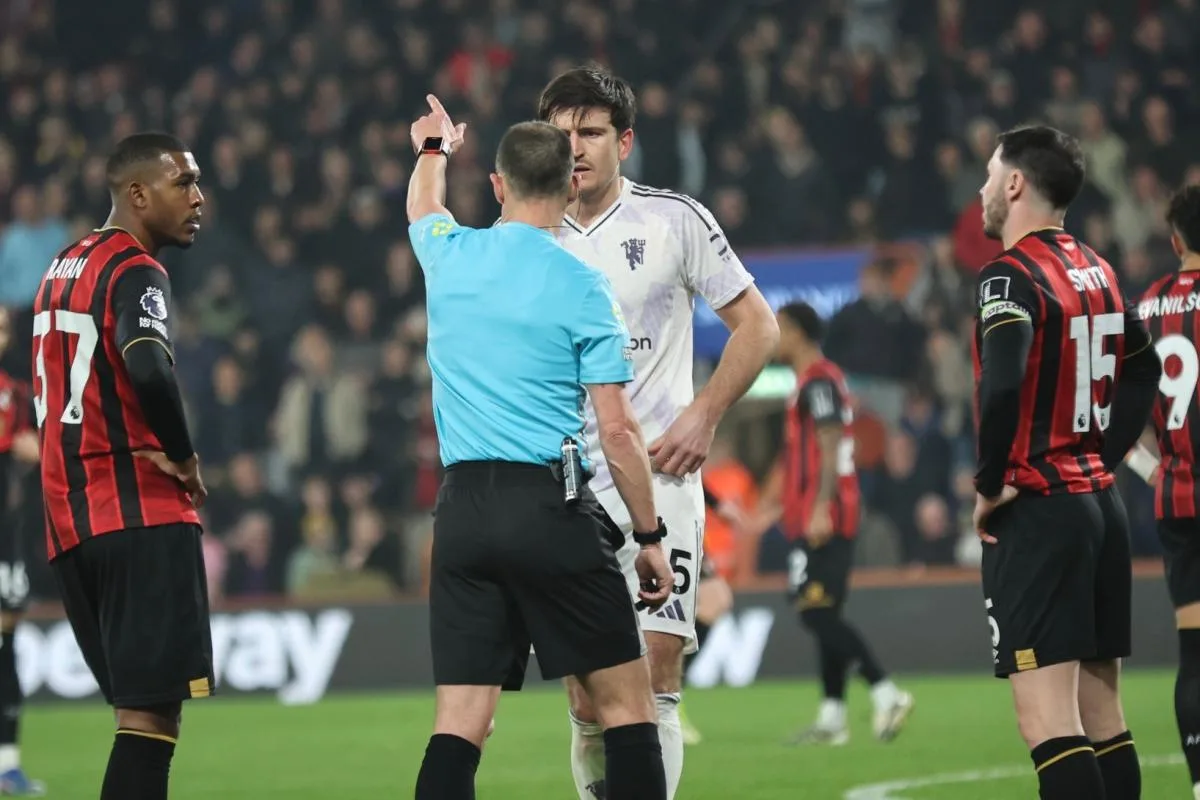 Harry Maguire Controversial Red Card Decision, Denial Of Obvious Goal Scoring Opportunity Explained, Referee Mic’d Up Football Analysis, Behind The Scenes Match Officials Decisions, In-Depth Review Of Harry Maguire Sending Off, Football Full Goals Highlight, Football Full Highlight, Latest Football Full Highlights, Latest Football Highlights, Kết quả bóng đá hôm nay 2026-04-14, Result Football Today 2026-04-14, Premier League Full Highlight, Premier League Full Goals Highlight