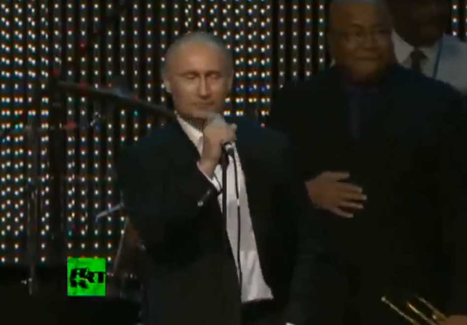 Watch Vladimir Putin Perform "Blueberry Hill" at a 2010 Charity Event