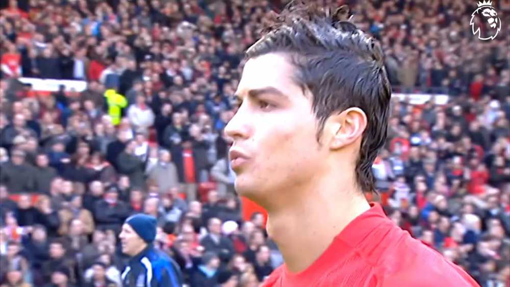 Full Match Cristiano Ronaldo Scores Twice to Secure Manchester United Victory vs Everton | 2007/08 Full HD