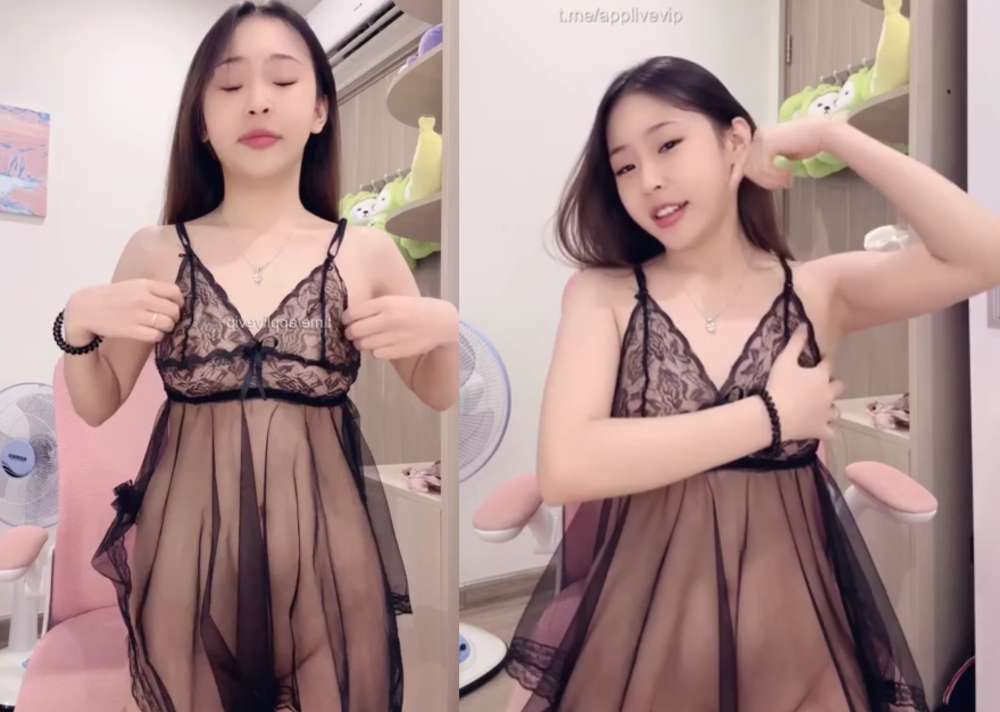 Full live hot girl sexy Bích Thảo Baby Z váy ren xuyên thấu live khẩu dâm