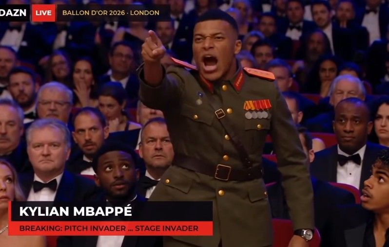 VIDEO: Mbappe wins the 2026 ballon d'Or