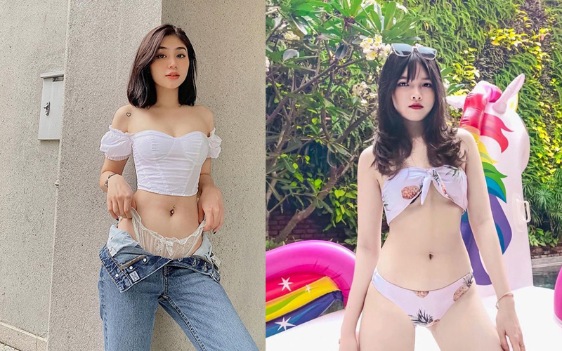 Hot girl dáng đẹp Eo Thon Khoe Thân Hình Bikini Sexy Nóng Bỏng