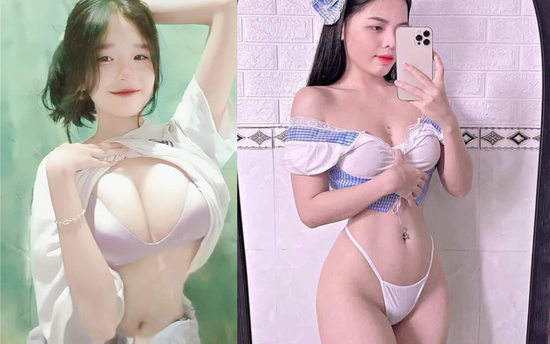 Ngắm Hot Girl Cute Việt Nam Khoe Ngực ĐẸP Tròn Xoe