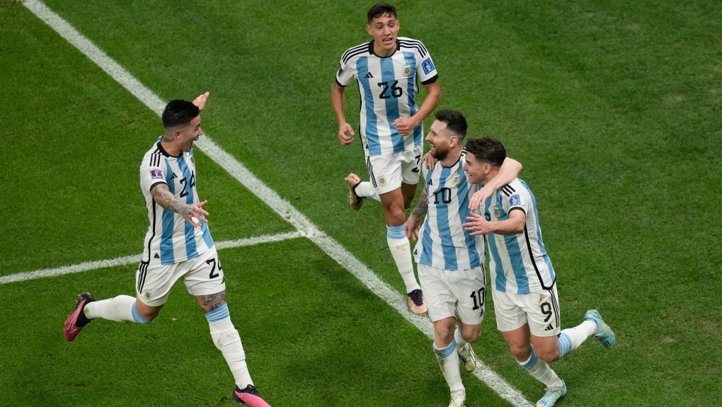 Argentina 3-0 Croatia 2022.12.14 World Cup 2022 Semi-Final