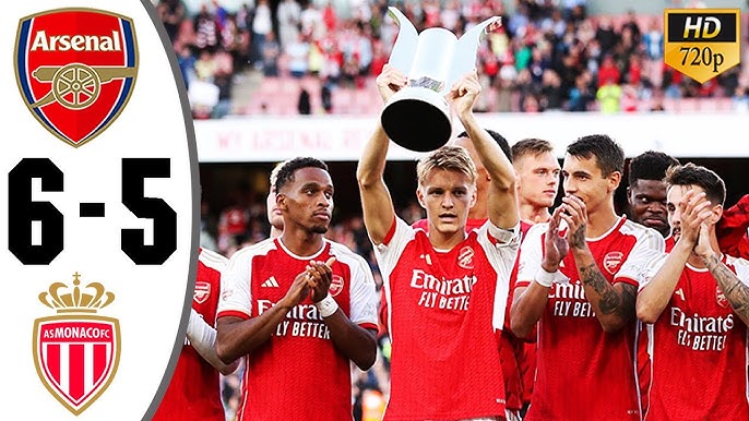 Arsenal (5) 1:1 (4) AS Monaco (Emirates Cup) Full Highlights