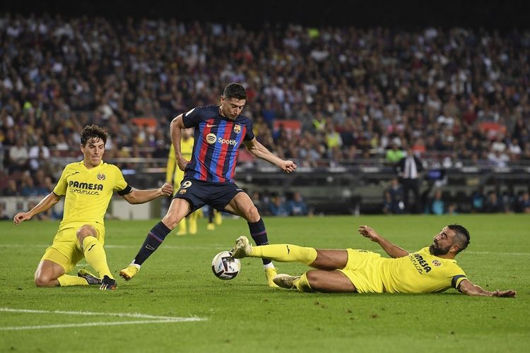 Barcelona 3-0 Villarreal 2022.10.20: Lewandowski Tak Terbendung, Blaugrana Menang