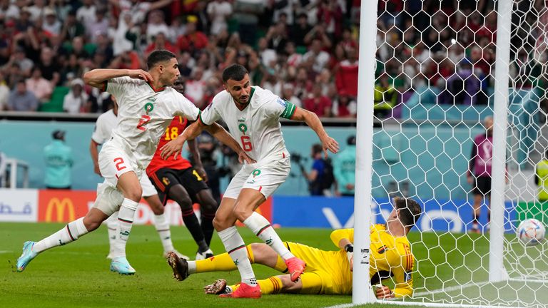 Belgium 0-2 Morocco 2022.11.27 World Cup 2022