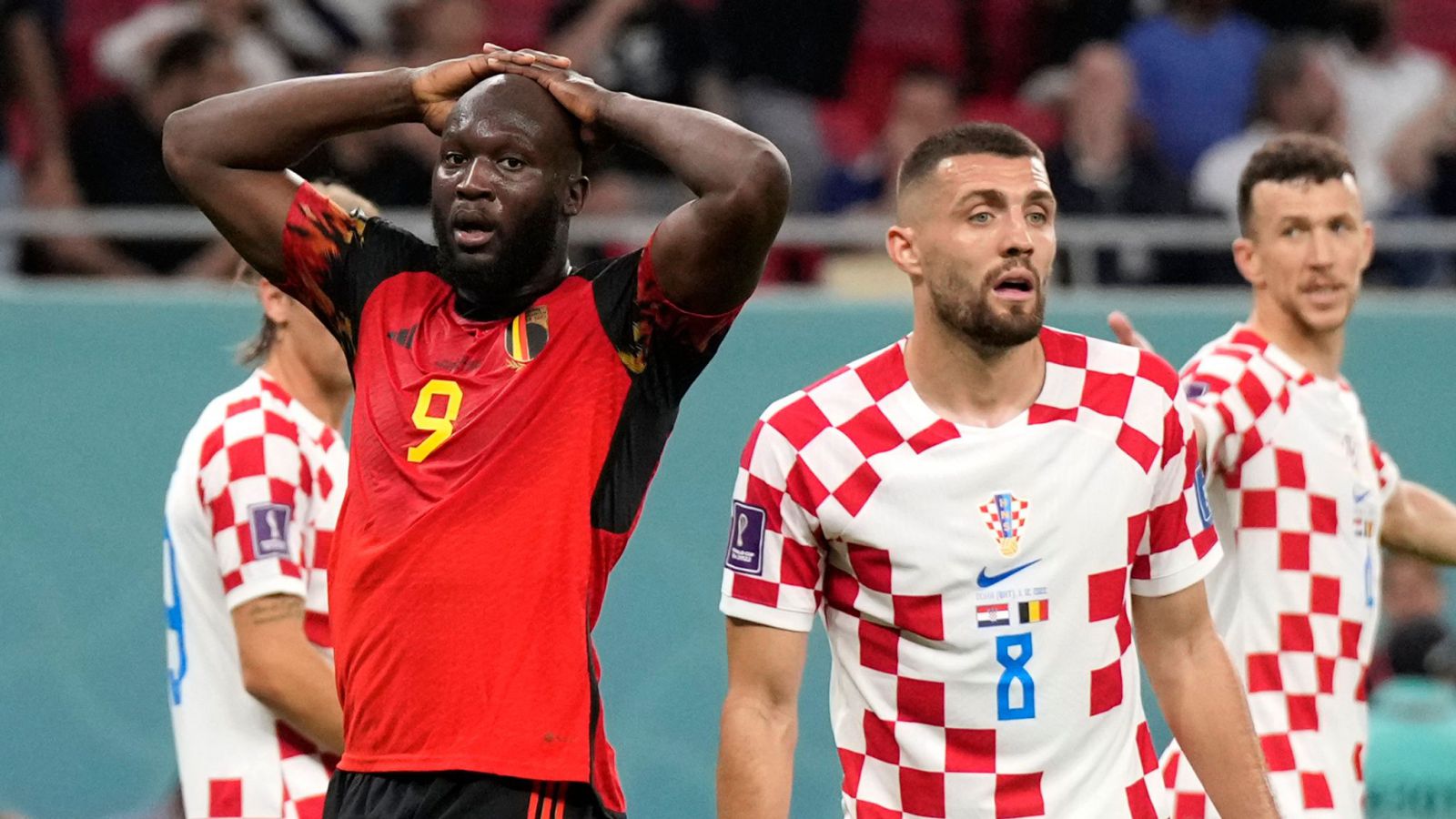 Croatia 0-0 Belgium 2022.12.01 World Cup 2022 | Lukaku Missed 4 Chances