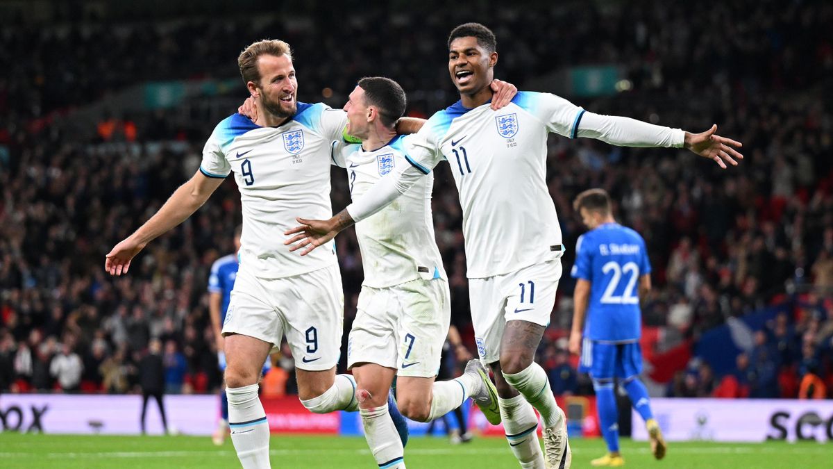 England 3:1 Italy (Vòng Loại Euro 2024) 2023.10.17 Marcus Rashford Trở Lại