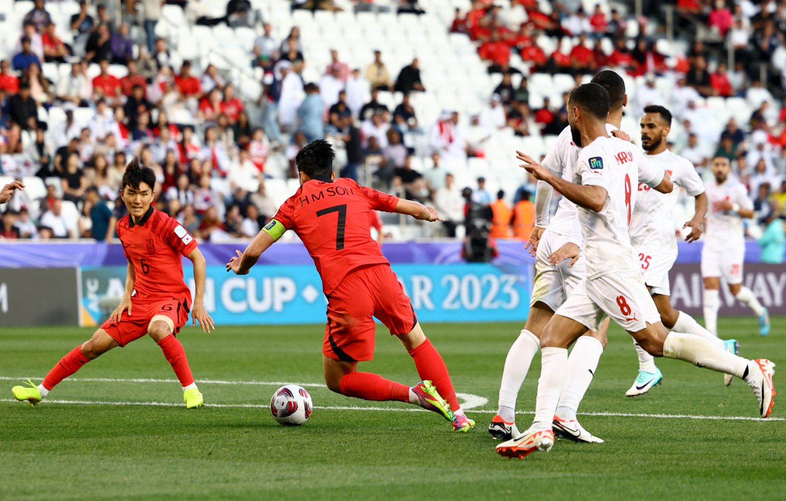 Hàn Quốc 3-1 Bahrain (Asian Cup 2023) 2024.01.15 Son Heung Min Ăn Vạ Vô Duyên
