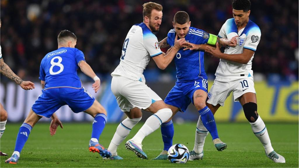 Italy 1-2 England (Euro 2024 - Qualification) 2023.03.23 Full Goals Highlights