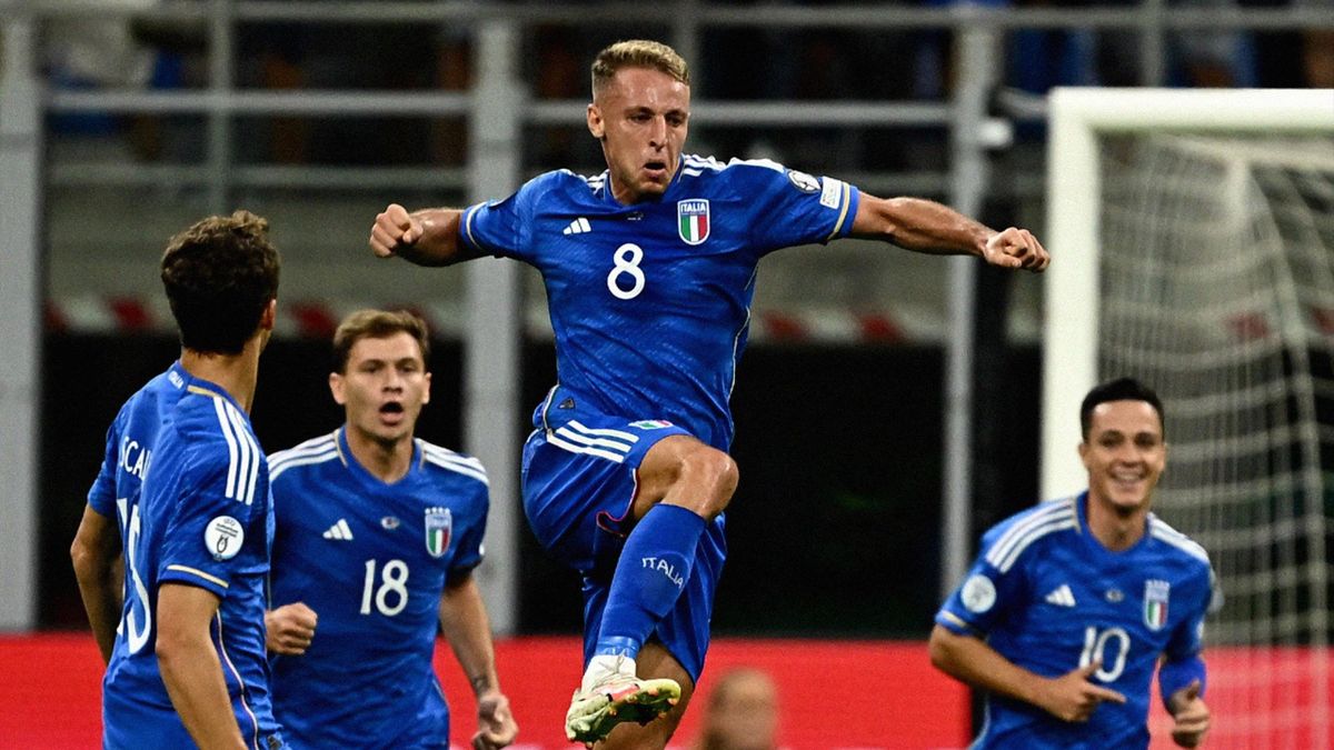 Italy 2:1 Ukraine (Euro 2024 Qualifiers) 2023.09.12 Goals Highlights