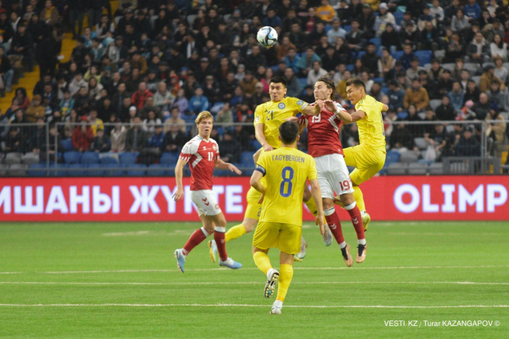 Kazakhstan 3-2 Denmark (Euro 2024 - Qualification) 2023.03.26 Full Goals Highlights
