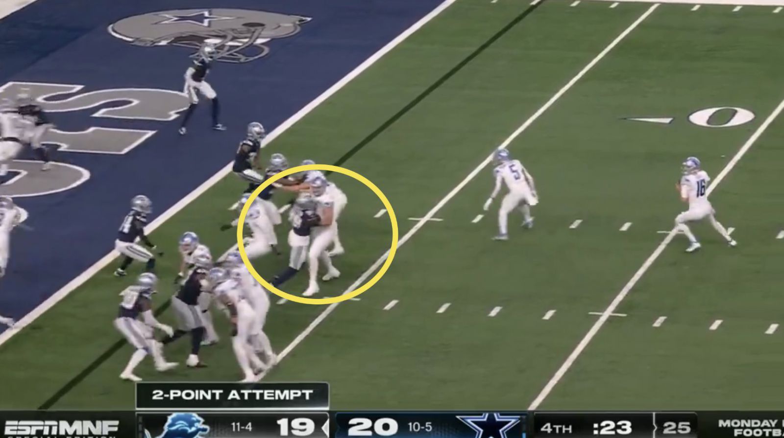 VIDEO Lions' controversial penalty on 2-point conversion leads to a Cowboys win, Referees Detroit's Dan Campbell disagree on whether Taylor Decker reported as an eligible receiver, Watch the highlights from the Week 17 game featuring the Detroit Lions and the Dallas Cowboys, Watch highlights Detroit Lions vs Dallas Cowboys, See Live Result Highlights Lions vs Cowboys, Clip highlights Week 17 Lions vs Cowboys, Highlights of Week 17 Lions vs Cowboys, Detroit Lions Highlights, Dallas Cowboys Highlights, Collection Video NFL, NFL News HOT Video, Watch Video NFL Highlights, NFL Highlights, NFL Soccer, Video Highilghts NFL Soccer, Video Week 17 Game Highlights NFL