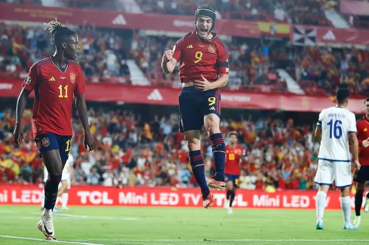 Spain 6:0 Cyprus (Euro 2024 Qualifiers) 2023.09.12 Goals Highlights